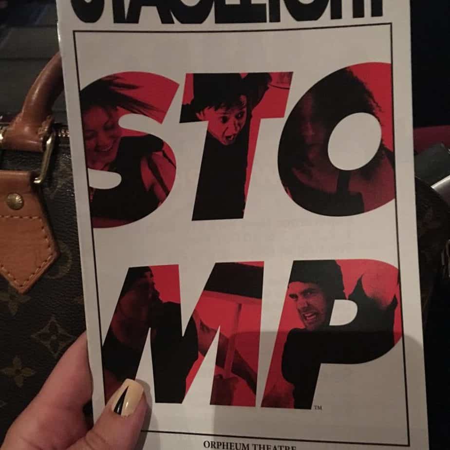 Here we go! @stompnyc we are so excited for a great show! #stompnyc