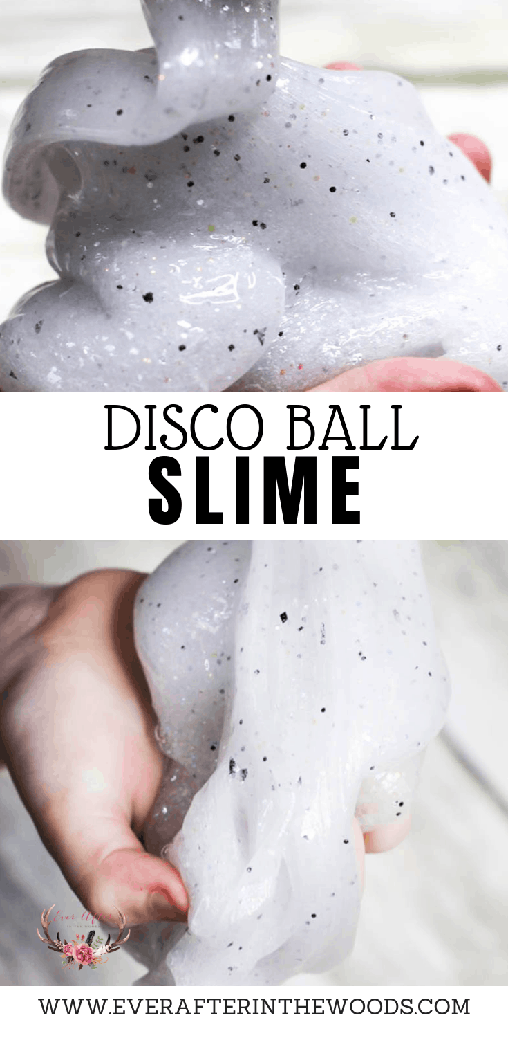 how to make clear glitter disco slime