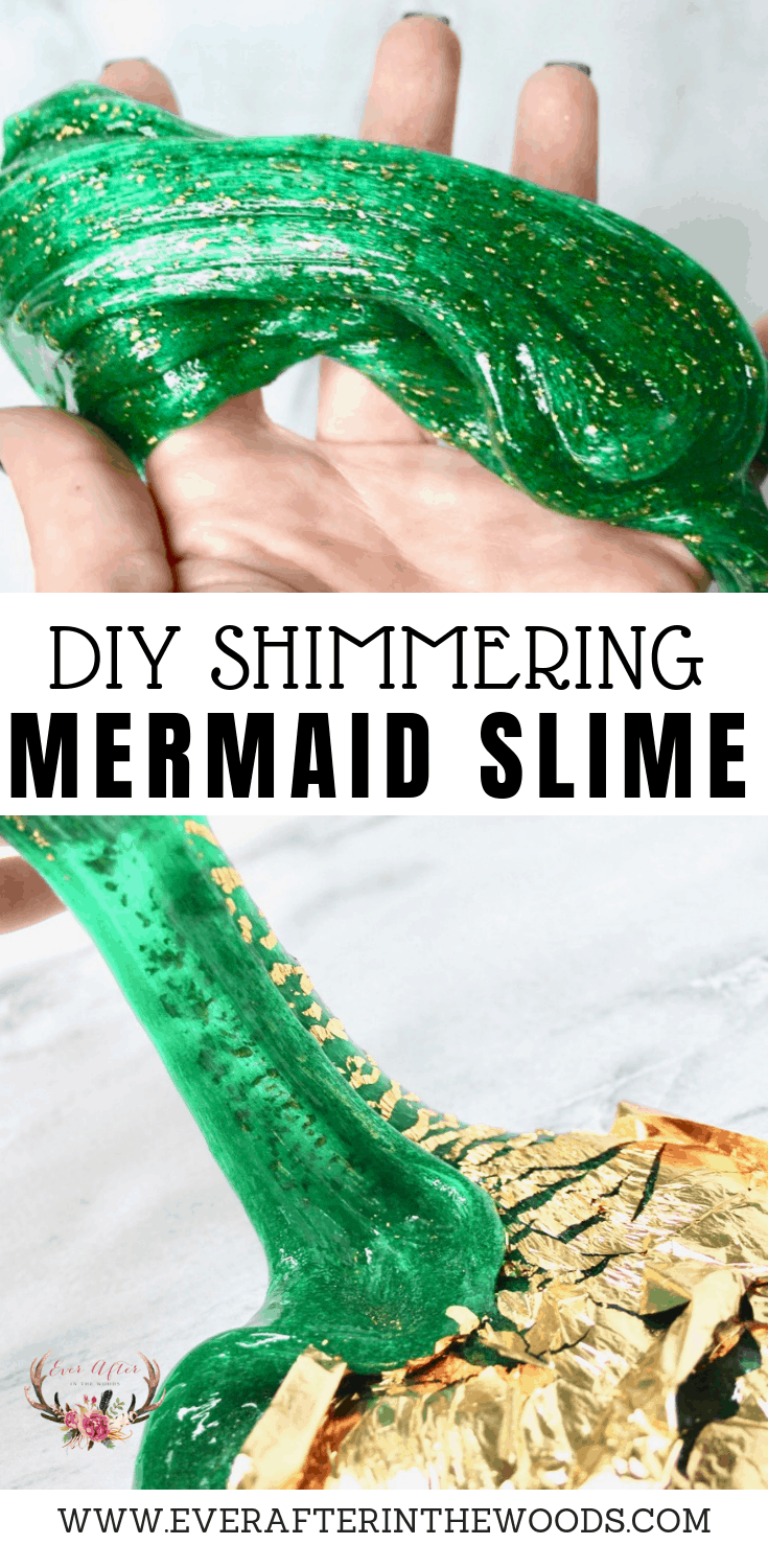 how to make diy shimmering mermaid slime