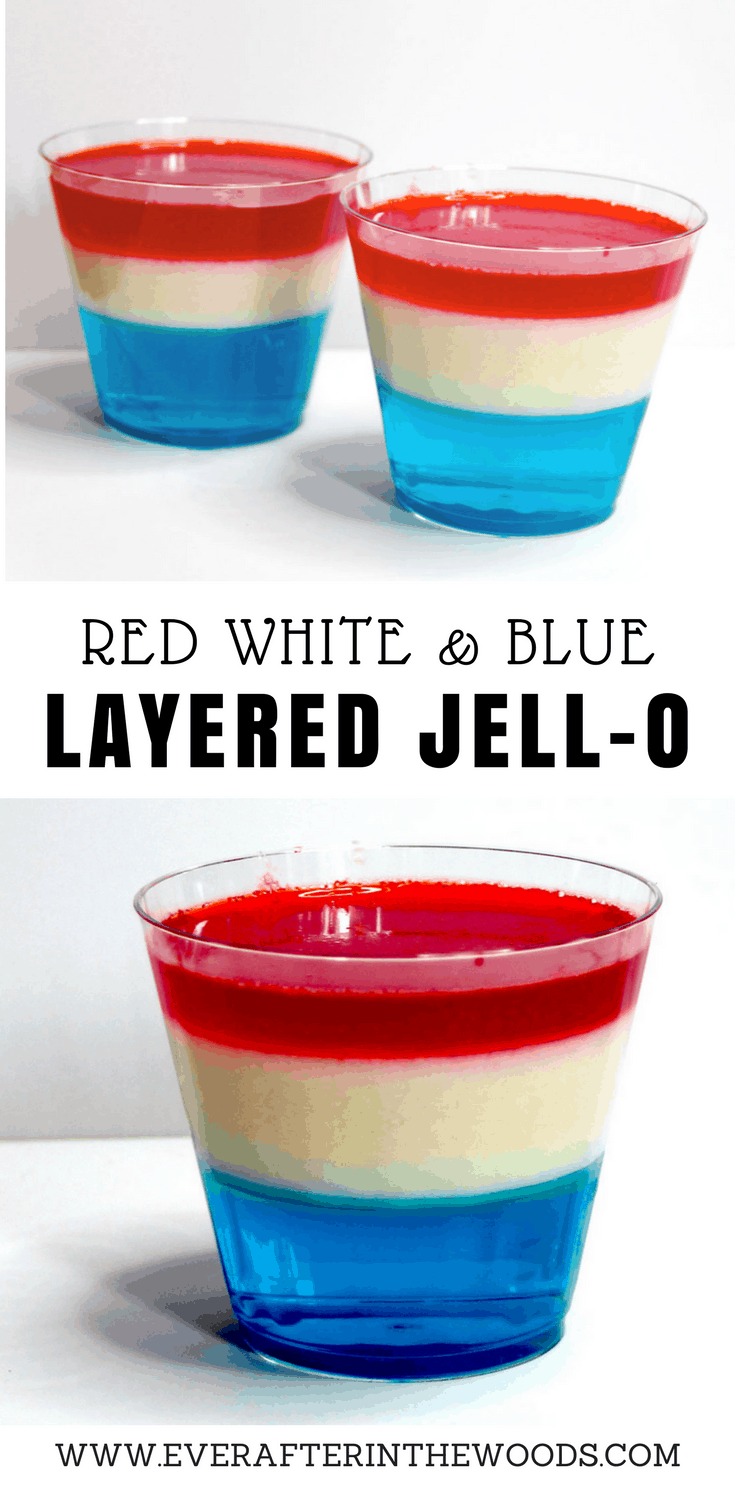 easy layered jello dessert for fourth of july