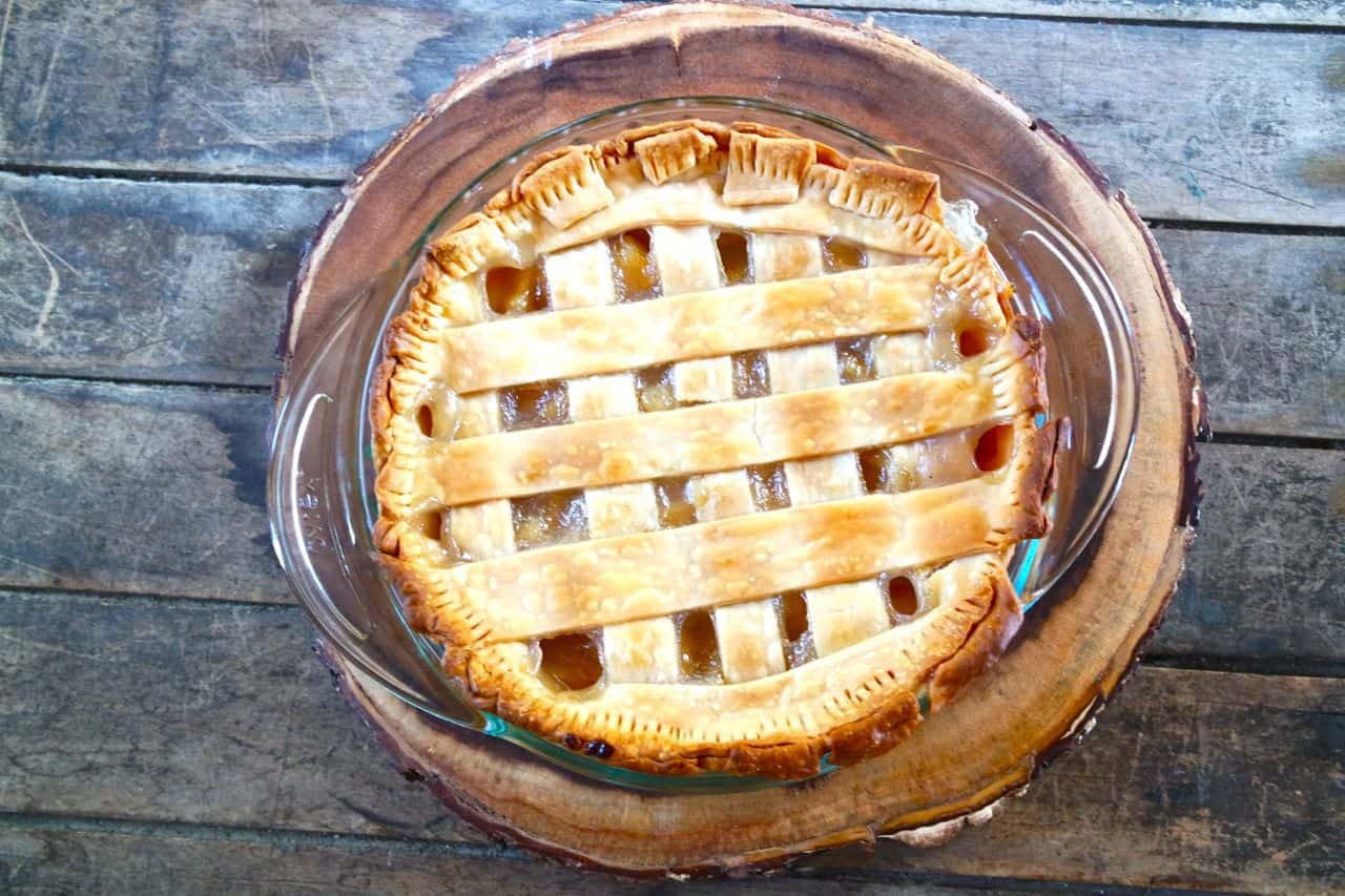 how to make a homemade peach pie