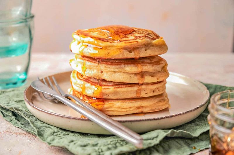 Syrupy Pancake Stacks
