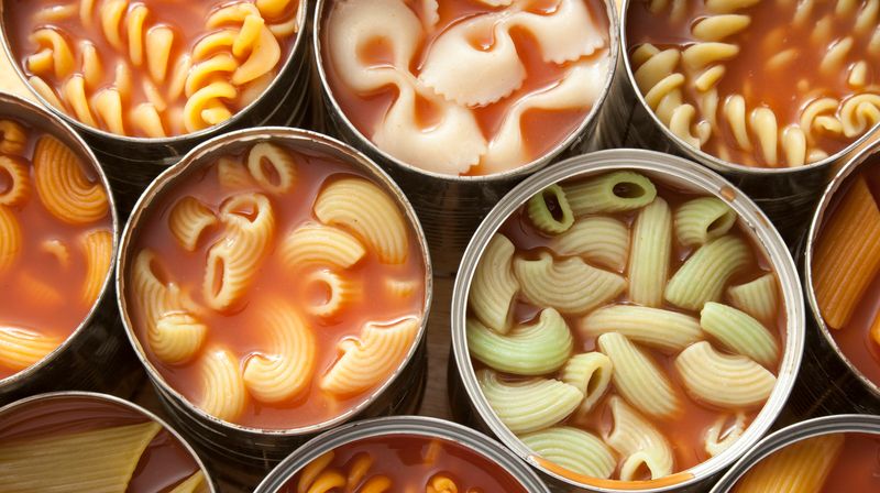 Canned Pasta with Meatballs