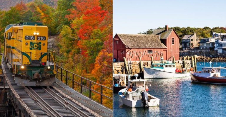 10 Massachusetts Train Journeys That Capture The State’s Best Autumn Views