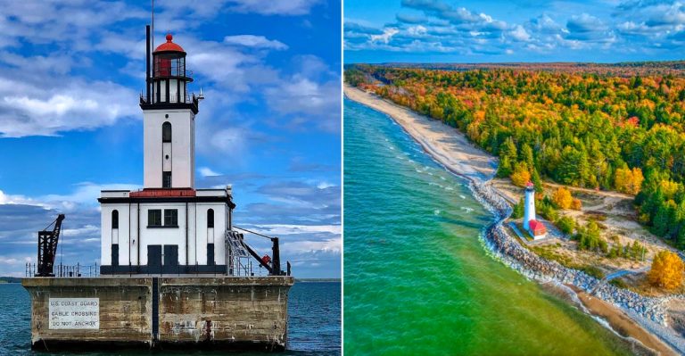 The most beautiful Michigan lighthouses