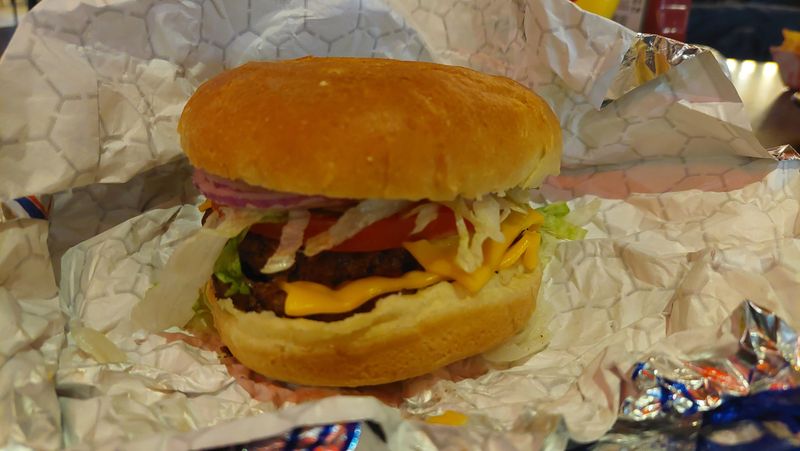 Green Chile Cheeseburger