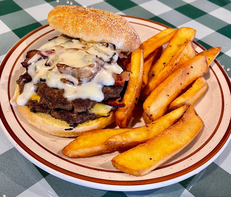 Bison Burger At Bison House