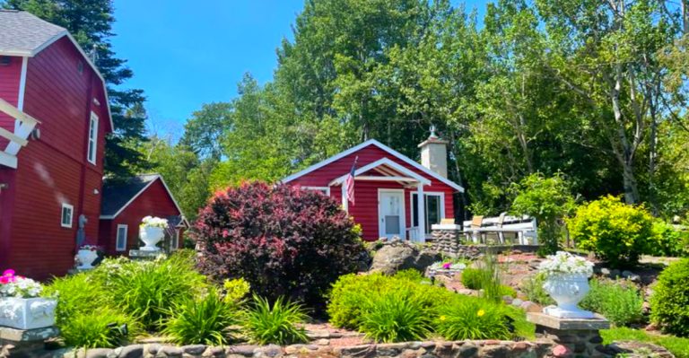 The lush gardens of one of Michigan's most beautiful travel destinations