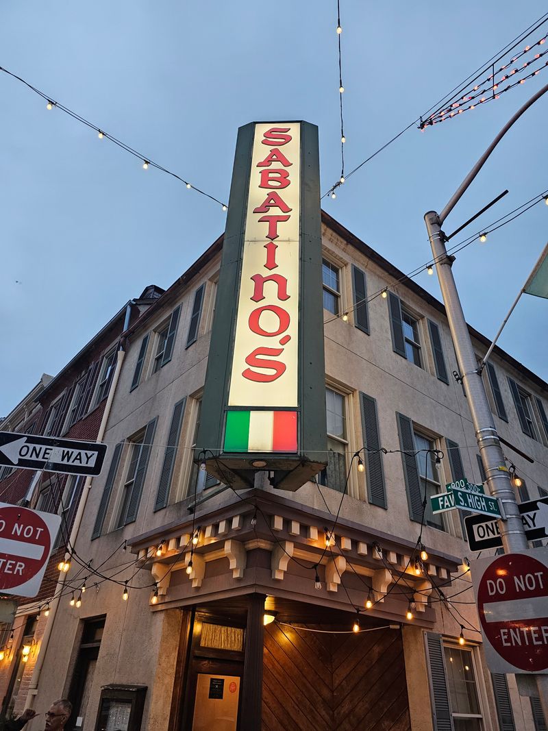 Sabatino’s Italian Restaurant, Baltimore