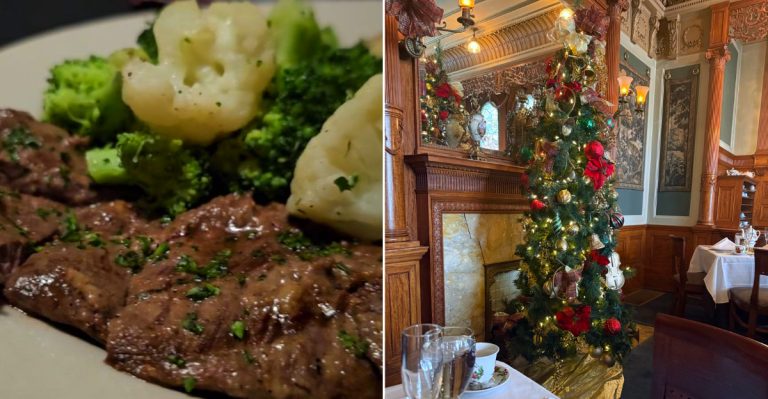 An atmospheric sophisticated Michigan dining room with wood-fired grill accents and a peaceful, intimate atmosphere