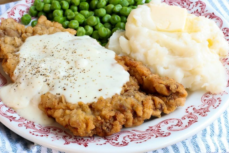 Chicken-Fried Steak with Cream Gravy