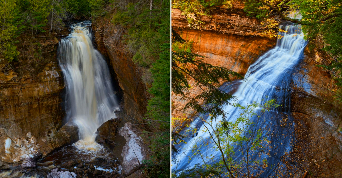 The most beautiful hidden Michigan waterfalls
