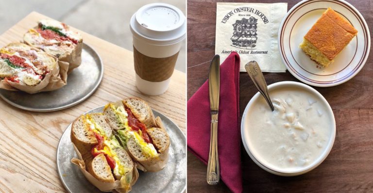 Massachusetts Spots So Popular, People Wait in the Cold and Still Smile