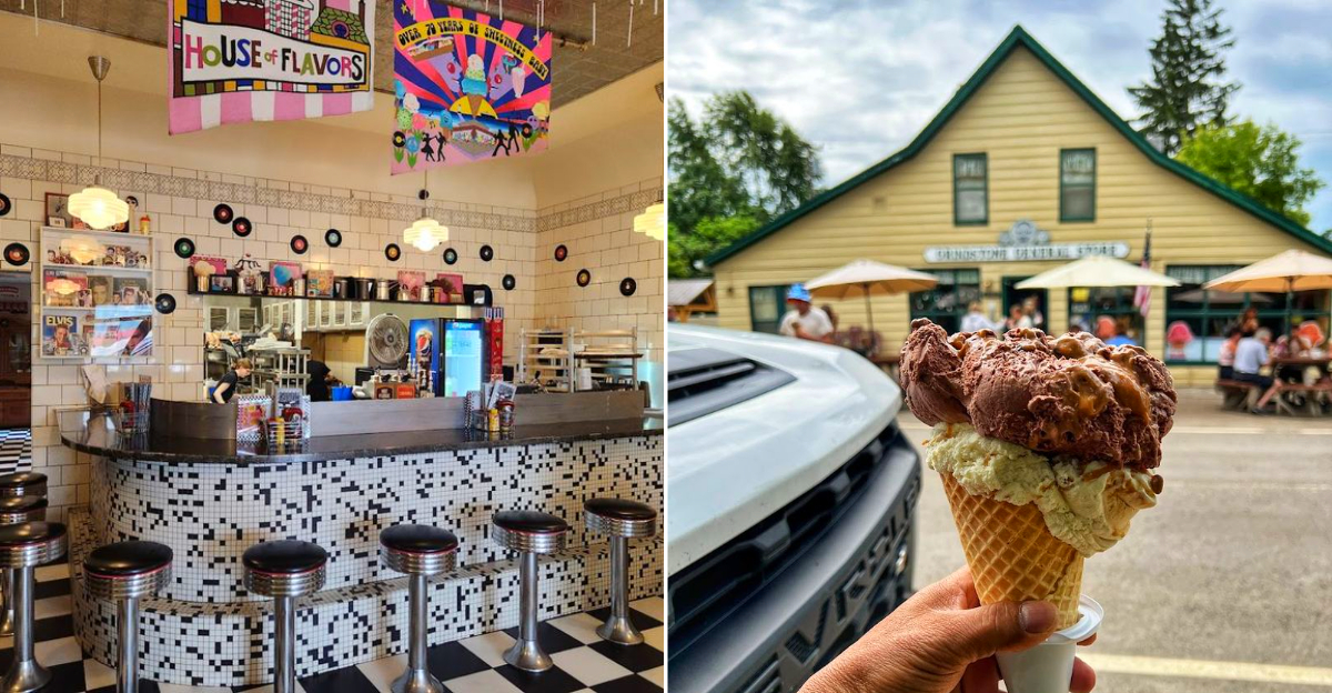 Retro Michigan ice cream shops