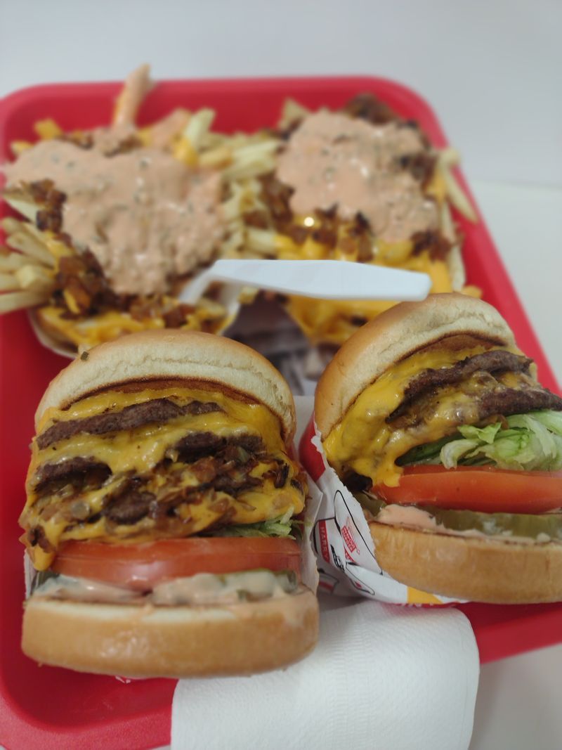 In-N-Out Animal-Style Fries And Burger