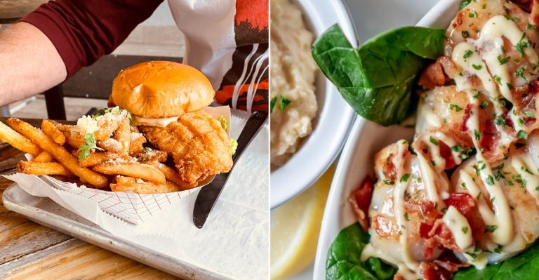 Florida Fish Shacks Frying Grouper Sandwiches By The Beach
