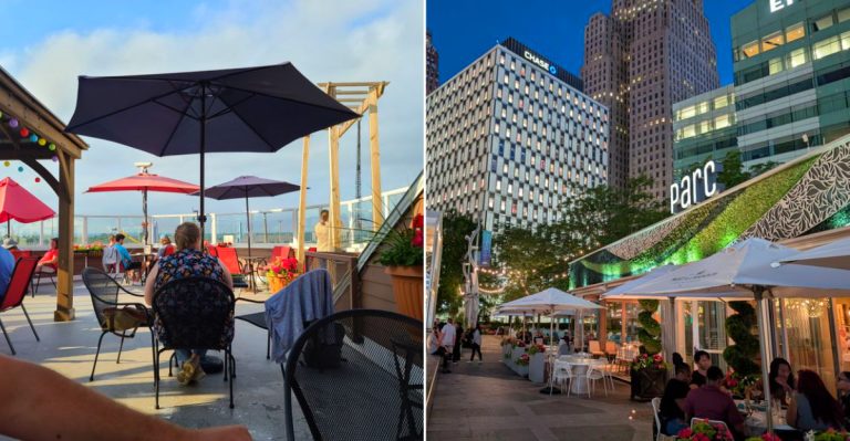 Michigan restaurants with the best outdoor seating areas