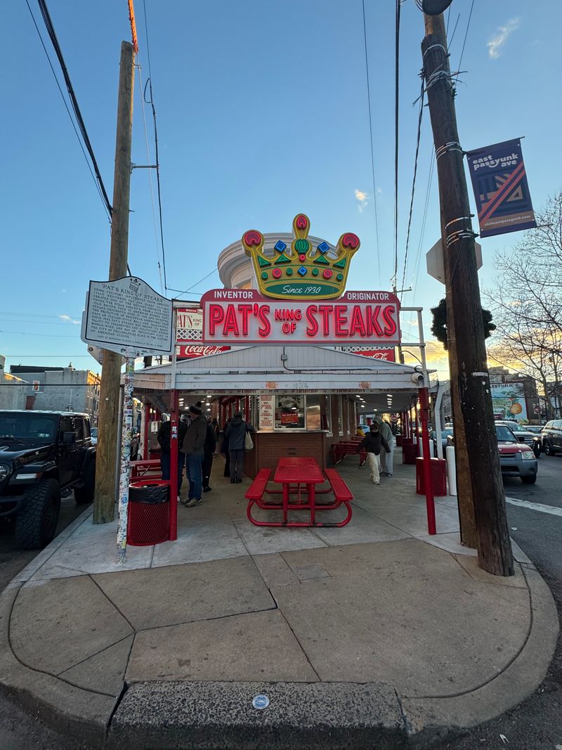 Cheesesteak — Pat's King of Steaks — Philadelphia, PA