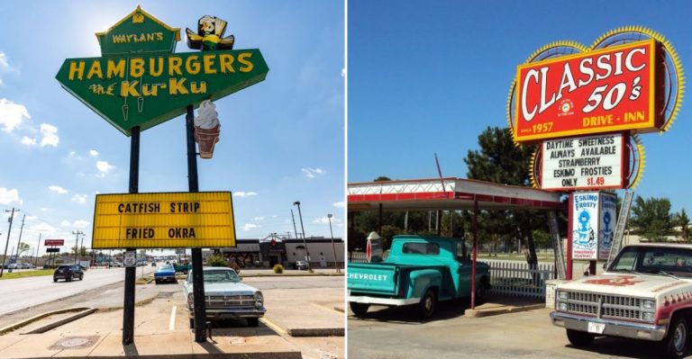 14 Oklahoma Drive-In Burger Joints That Locals Say Define Classic Roadside Flavor