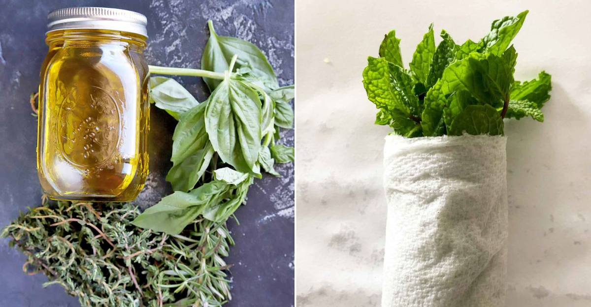 14 Tips For Using Fresh Herbs Before They Wilt In Your Fridge