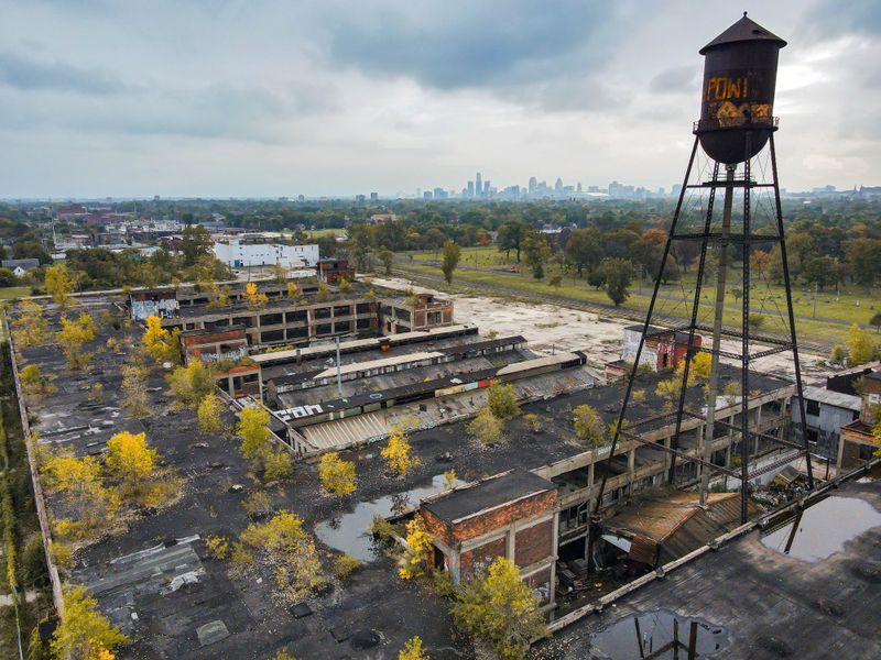 Packard Automotive Plant site — 5555 Concord St, Detroit