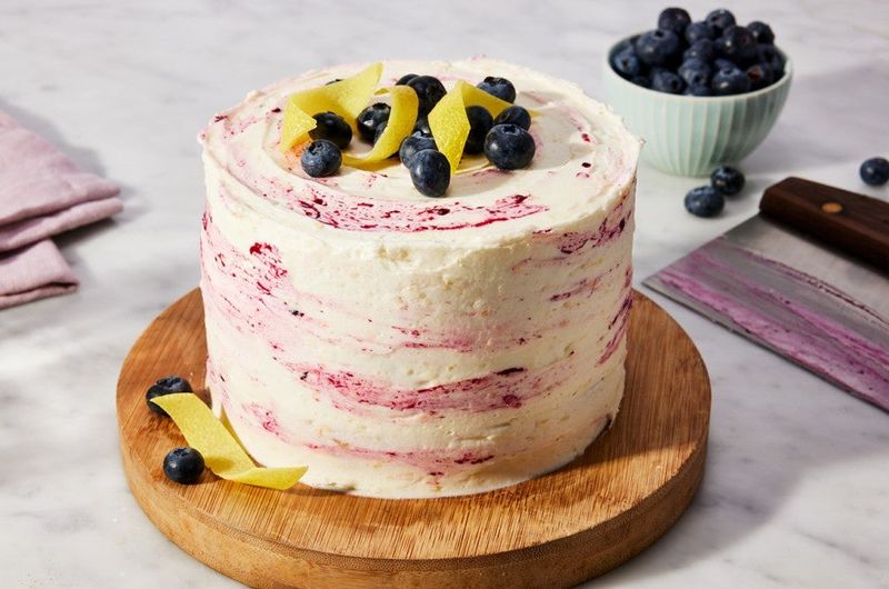 Lemon Blueberry Bliss Cake