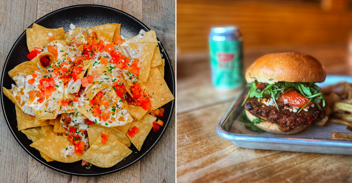 A collage of diverse, delicious dishes from various hidden gem restaurants across Michigan, showcasing unique culinary experiences and inviting atmospheres