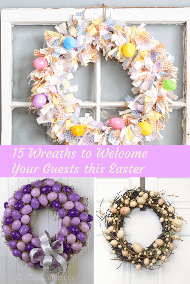 Easy to make spring wreaths for your front door