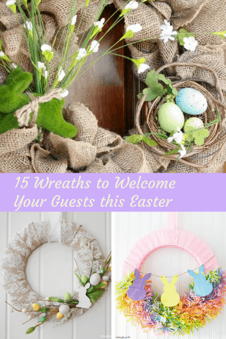 easy diy spring and easter wreaths to make
