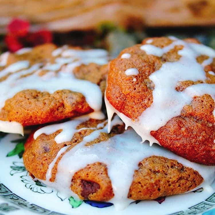 gingerbread chocolate chip cookies