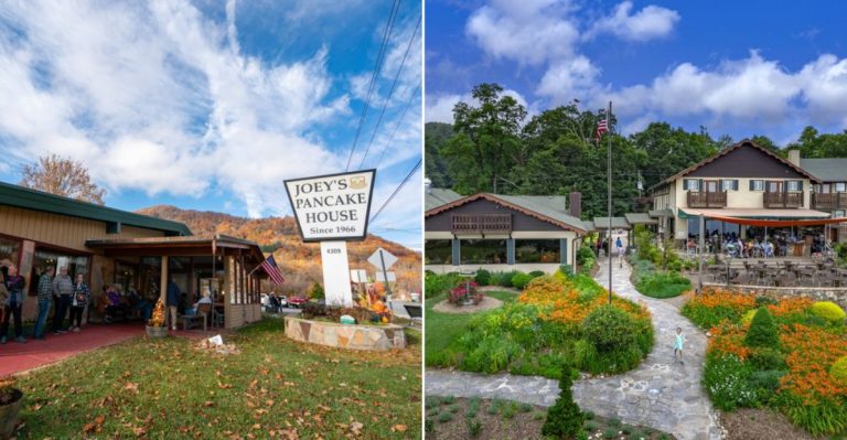 16 North Carolina Mountain Cafés Where You Can Enjoy Breakfast With A Blue Ridge Vista
