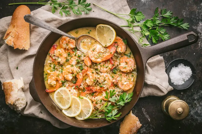 Lemon Garlic Butter Shrimp