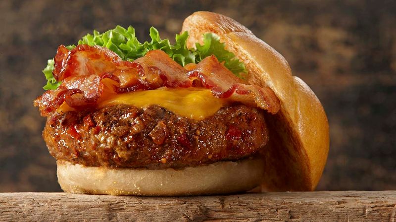 Bourbon-Glazed Bacon Burgers