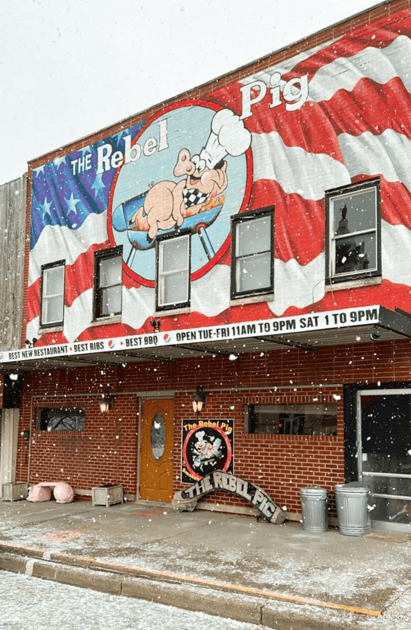 3. The Rebel Pig Smokehouse & Grill - Palmyra, Missouri