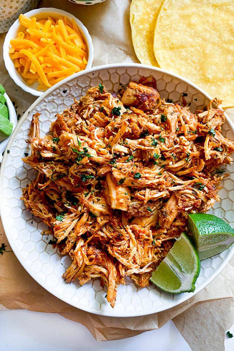 Slow Cooker Salsa Chicken