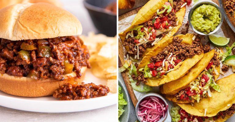 20 Easy Recipes You Can Make With 1 Pound Of Ground Beef