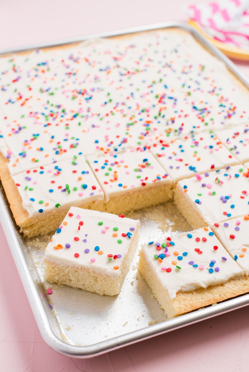 Vanilla Sheet Cake: The One-Bowl Wonder