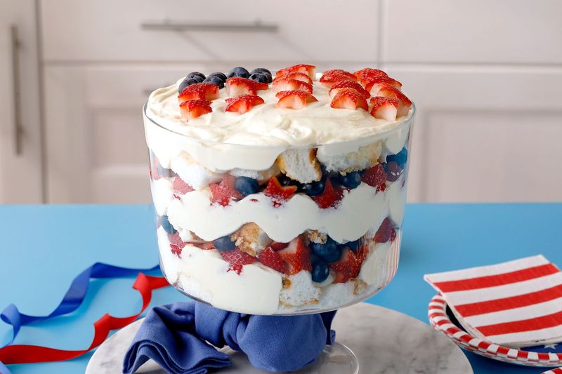 Star-Spangled Berry Trifle