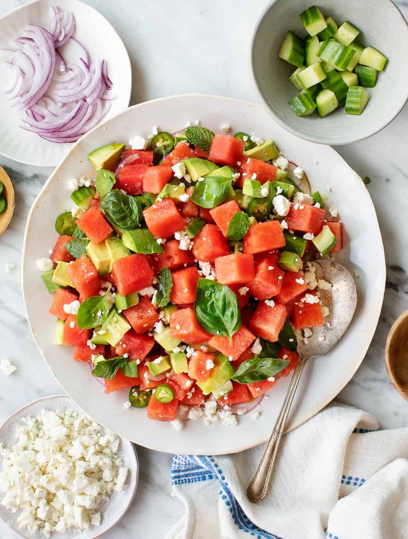 Watermelon Feta Salad: Sweet Meets Savory