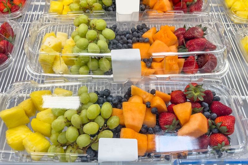 Pre-cut fruits and vegetables