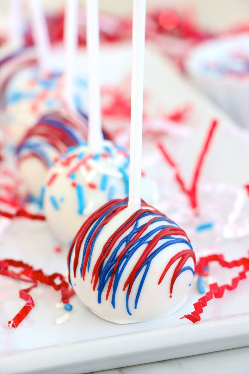 Sparkler Cake Pops