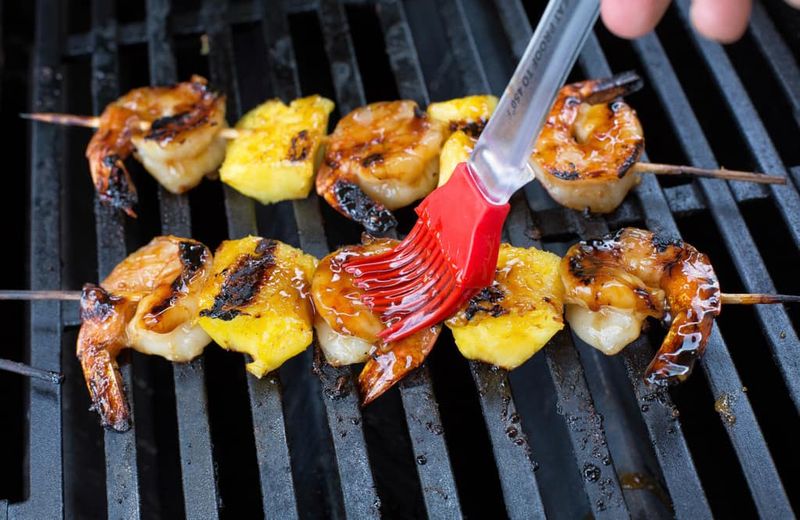 Shrimp and Pineapple Kabobs