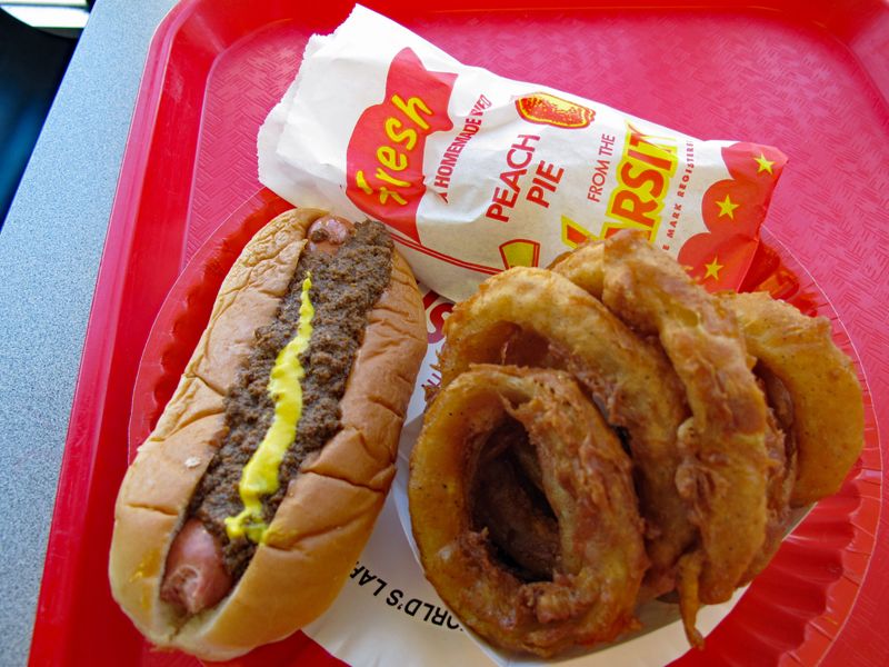 The Varsity's Legendary Chili Dogs