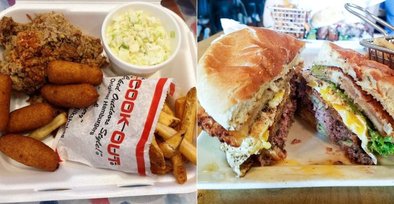 6 Fast-Food Chains North Carolinians Count On & 6 Burger Joints They Swear By