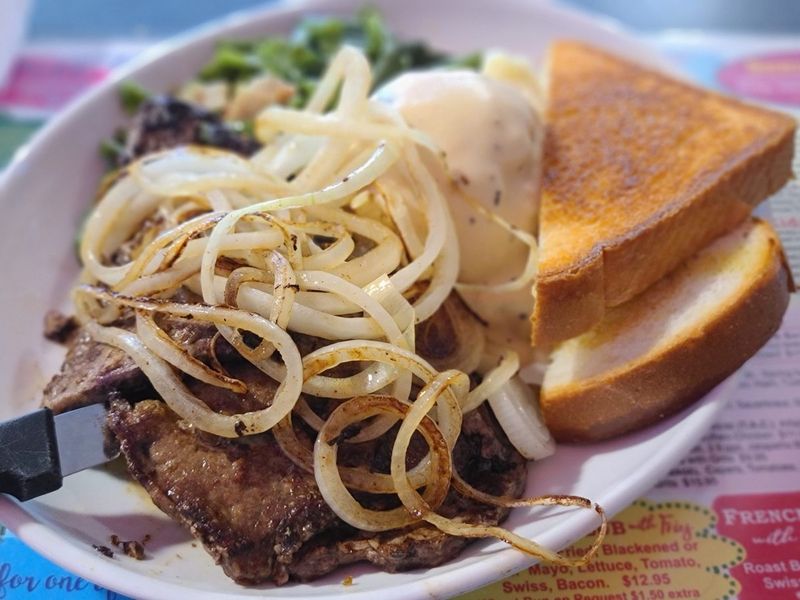 Liver and Onions Breakfast Platter