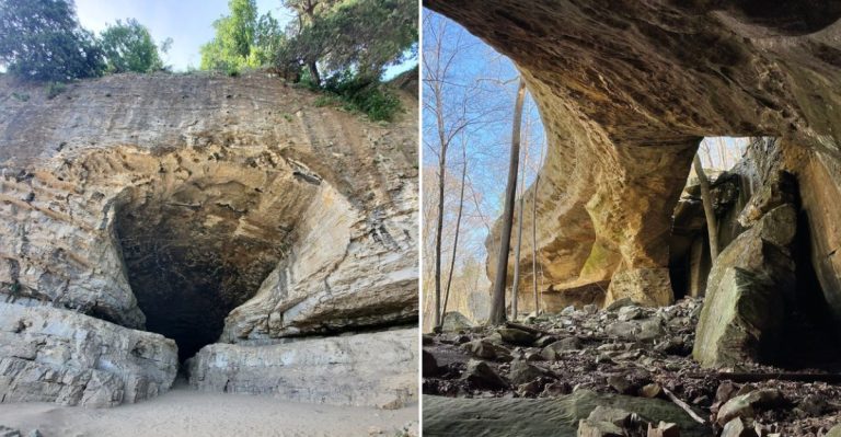 8 Stunning Cave Hikes In Illinois With Incredible Rock Formations