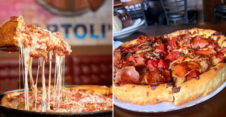 9 Illinois Pizza Places That Locals Say Serve Deep Dish Worth Every Bite