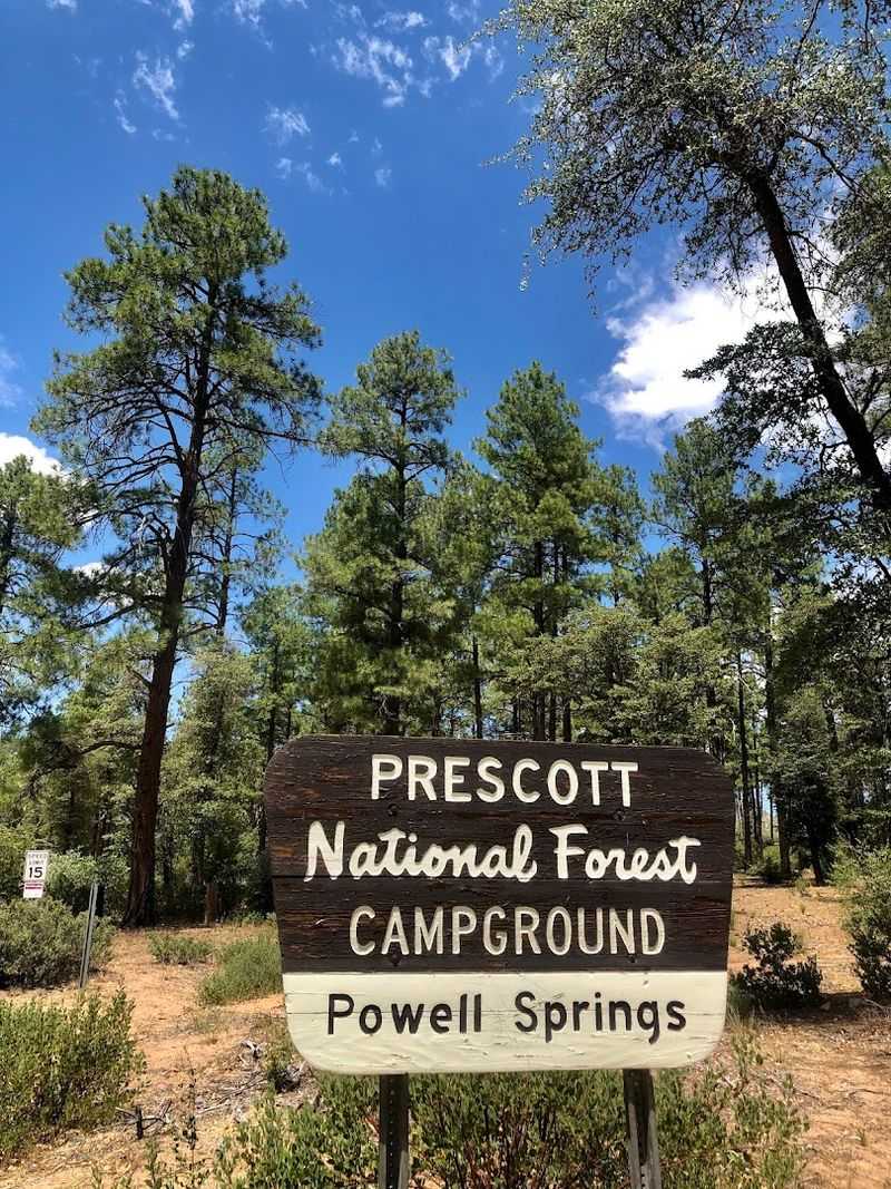 Powell Springs Campground, Prescott National Forest