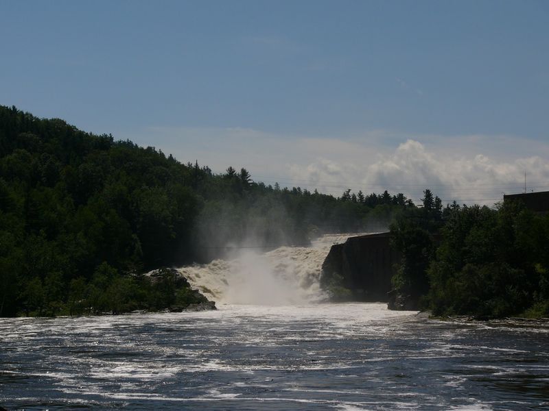 A 176-Foot Waterfall Runs Right Through The Middle Of Town A 176-Foot Waterfall Runs Right Through The Middle Of Town