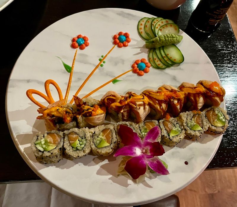 Sushi Plating That Looks Like Edible Artwork